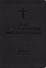 NABRE NEW CATHOLIC ANSWER BIBLE LIBROSARIO EDITION-BLACK/TAN IMITATION LEATHER