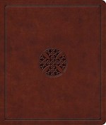 ESV JOURNALING BIBLE-BROWN MOSAIC CROSS DESIGN TRUTONE