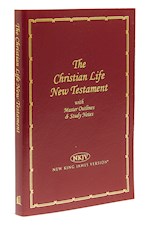 NKJV CHRISTIAN LIFE NEW TESTAMENT W/MASTER OUTLINES-BURGUNDY IMITATION LEATHER