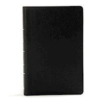 KJV LARGE PRINT PERSONAL SIZE REFERENCE BIBLE-BLACK LEATHERTOUCH
