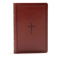KJV LARGE PRINT PERSONAL SIZE REFERENCE BIBLE-BROWN LEATHERTOUCH INDEXED