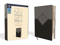 NIV PREMIUM GIFT BIBLE (COMFORT PRINT)-BLACK/GRAY LEATHERSOFT