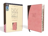 NIV PREMIUM GIFT BIBLE (COMFORT PRINT)-PINK/CHOCOLATE LEATHERSOFT INDEXED