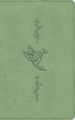 ESV KID'S THINLINE BIBLE-GREEN BIRD OF THE AIR DESIGN TRUTONE