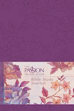THE PASSION TRANSLATION BIBLE STUDY JOURNAL-PEONY DESIGN FAUX LEATHER 