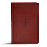 KJV GIANT PRINT REFERENCE BIBLE-BROWN LEATHERTOUCH