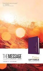 THE MESSAGE DELUXE GIFT BIBLE-AMETHYST GEM LEATHERLOOK