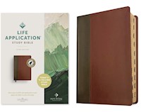NLT LIFE APPLICATION STUDY BIBLE (THIRD EDITION) (RL)-BROWN/TAN LEATHERLIKE INDEXED