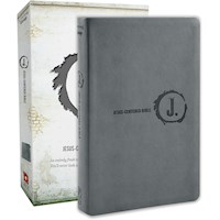 NLT JESUS-CENTERED BIBLE-CHARCOAL IMITATION LEATHER (SECOND EDITION)