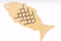JERUSALEM MARKETPLACE WOODEN FISH (PACK OF 10)
