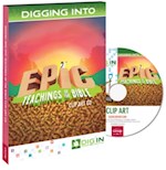 DIG IN EPIC TEACHINGS OF THE BIBLE CLIP ART CD
