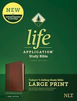 NLT LIFE APPLICATION STUDY BIBLE/LARGE PRINT (THIRD EDITION) (RL)-BROWN/TAN LEATHERLIKE 
