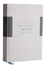NIV LUCADO ENCOURAGING WORD BIBLE (COMFORT PRINT)-GRAY CLOTH OVER BOARD