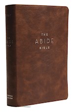 NKJV ABIDE BIBLE (COMFORT PRINT)-BROWN LEATHERSOFT