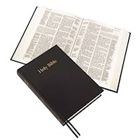 KJV WESTMINSTER REFERENCE BIBLE/LARGE PRINT-BLACK HARDCOVER (#120LP/ABK)