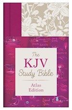 KJV STUDY BIBLE (ATLAS EDITION)-FLORAL HARDCOVER INDEXED
