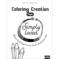 SIMPLY LOVED HOLIDAY PRE-K & K COLORING CREATIONS-YEAR 2