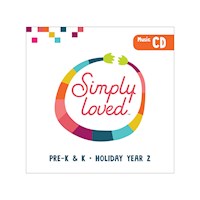 SIMPLY LOVED HOLIDAY PRE-K & K MUSIC CD-YEAR 2