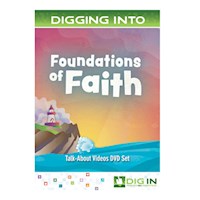 DVD-DIG IN TALK-ABOUT VIDEOS SET-FOUNDATIONS OF FAITH (QUARTERLY + HOLIDAY)